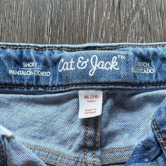 Light Blue Denim Kids Shorts - Picture 3 of 7